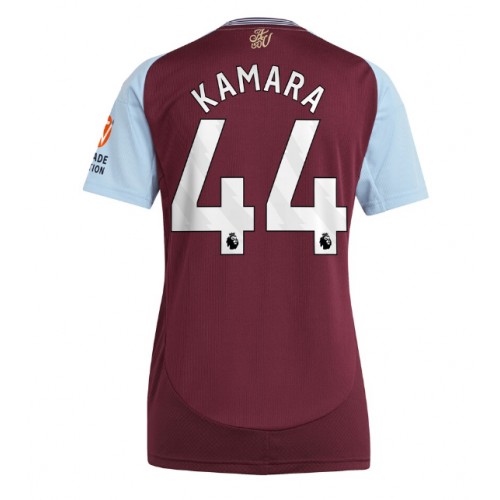 Dámy Fotbalový dres Aston Villa Boubacar Kamara #44 2024-25 Domácí Krátký Rukáv